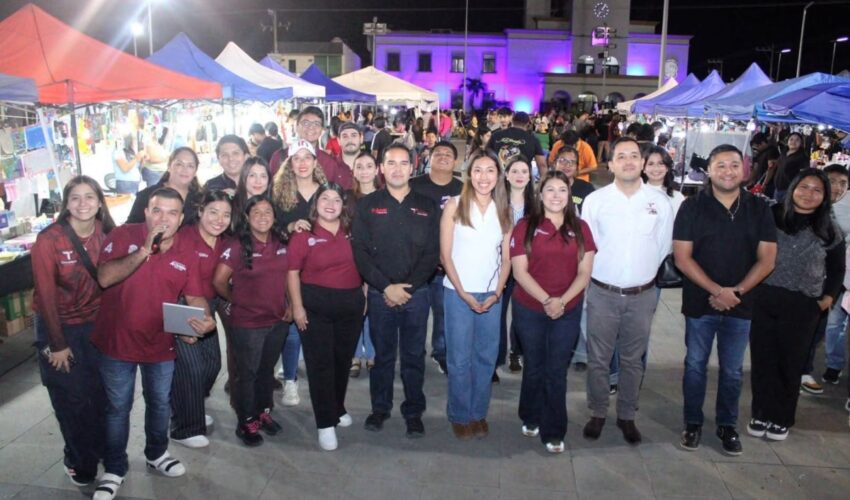 Impulsa INJUVE emprendimiento juvenil en Altamira con “Mercado Tamaulipas”