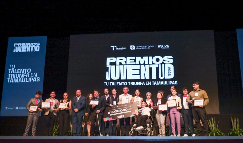 Premia Américo a talentosos jóvenes y deportistas tamaulipecos