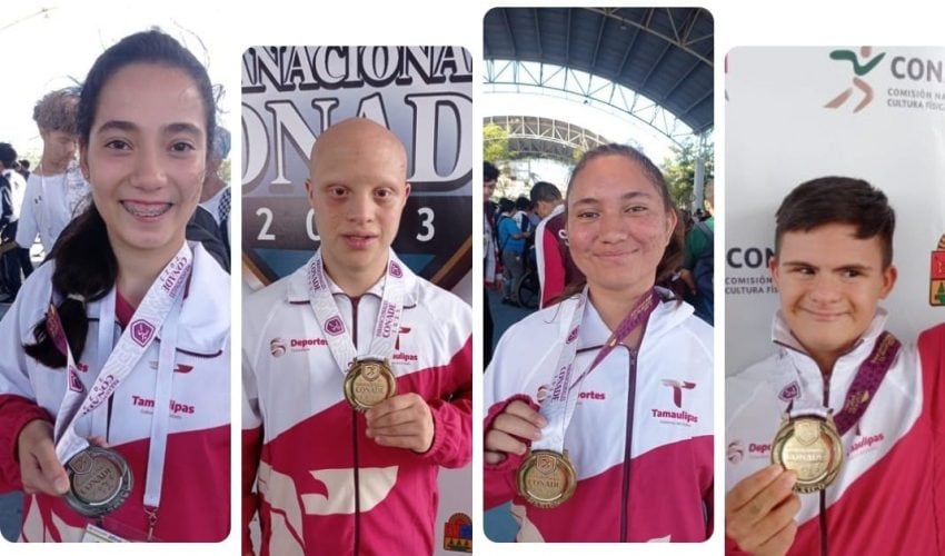 Destacan deportistas de Tamaulipas en primeros días de paratletismo