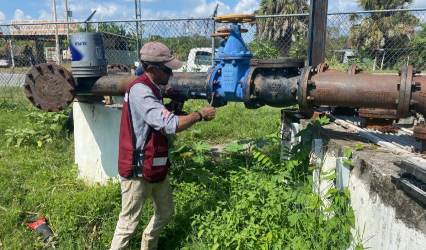 Fortalece Obras Públicas infraestructura hidráulica en Ocampo