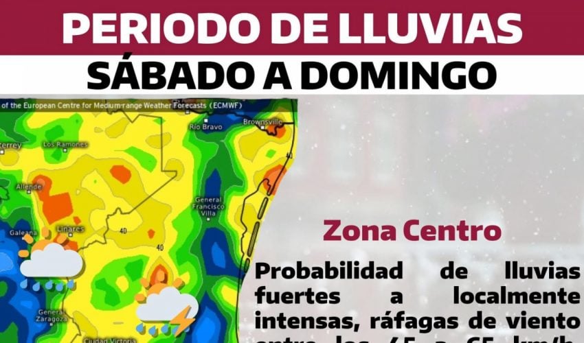 Protección Civil Tamaulipas alerta por ingreso del Frente Frío No. 43