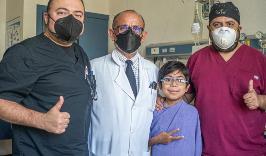 Yrving vuelve a casa tras recibir regalo de vida en Hospital Infantil de Tamaulipas