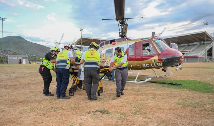 Activa SST traslado aéreo de niña de 4 días de nacida