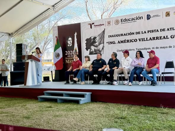 Ceremonia de Reinauguración de la Pista de Atletismo del Tecnológico de México.