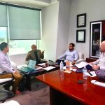 Mesa de trabajo en la Coordinación Estatal de la Agencia de Innovación e Inteligencia de Datos.