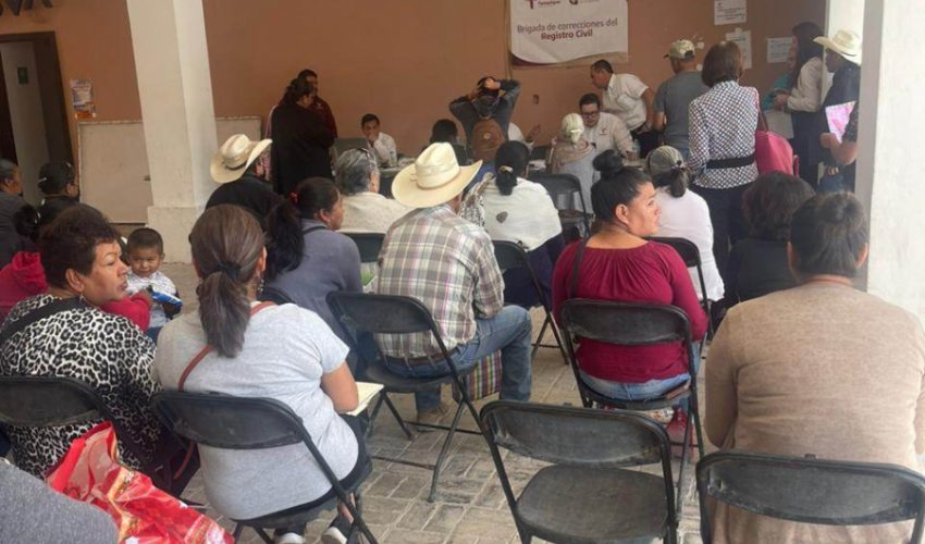 Realiza Registro Civil de Tamaulipas jornada en el altiplano