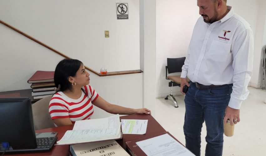 Recorre secretario general de Gobierno Oficinas del Registro Civil en Reynosa
