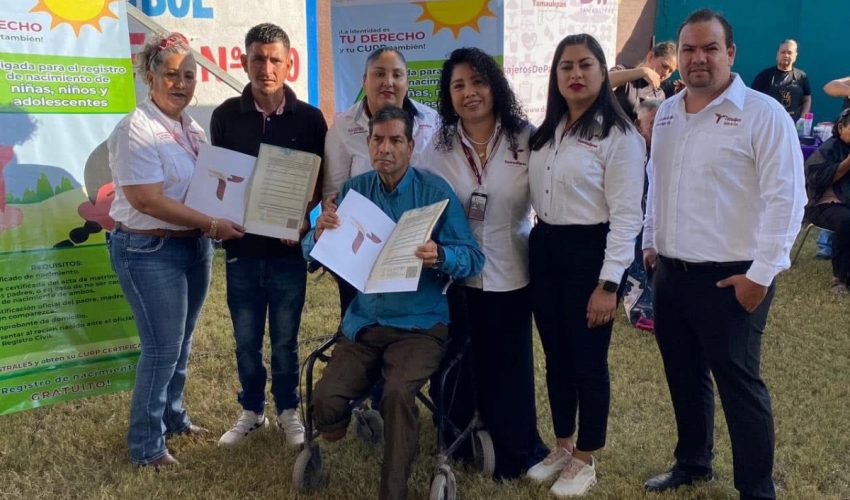 Realizan en Valle Hermoso, «Brigada para el Registro Oportuno de Nacimiento de Niñas, Niños, Adolescentes y Adultos Mayores»