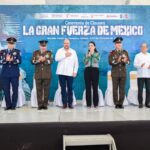 Clausura Secretario General de Gobierno exposición militar La Gran Fuerza de México en Tampico