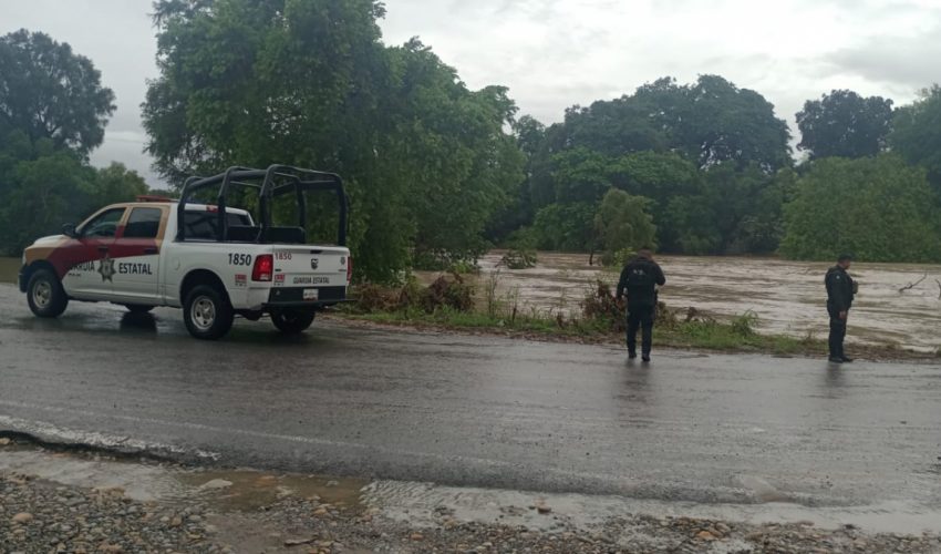 Realiza Guardia Estatal  patrullajes preventivos en potenciales zonas de inundación