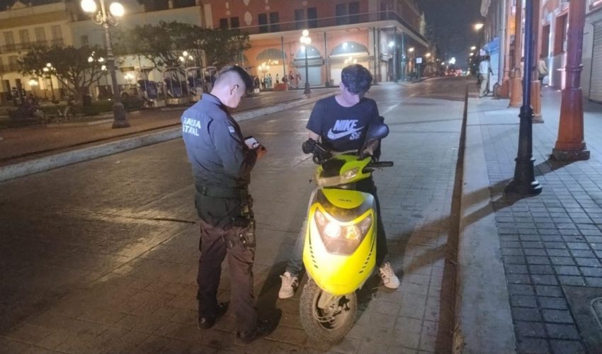 Aplica Guardia Estatal operativo Moto Segura