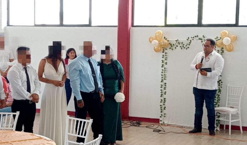 PPLs de CEDES Matamoros contraen nupcias en Campaña de Matrimonios Colectivos