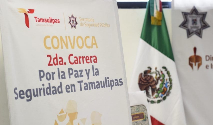 Invita SSPT a Segunda Carrera por la Paz y la Seguridad en Tamaulipas