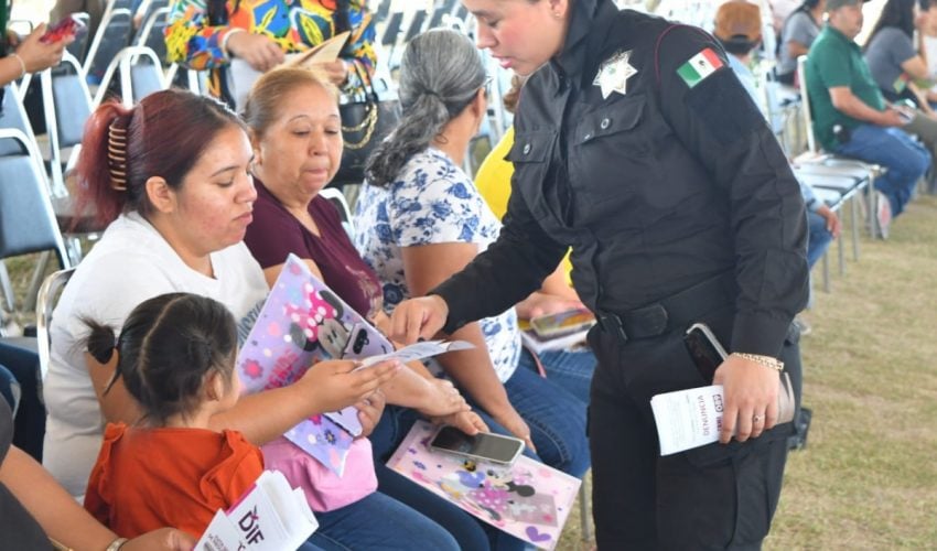 Mantiene SSPT proximidad ciudadana en brigada “Transformando Familias”