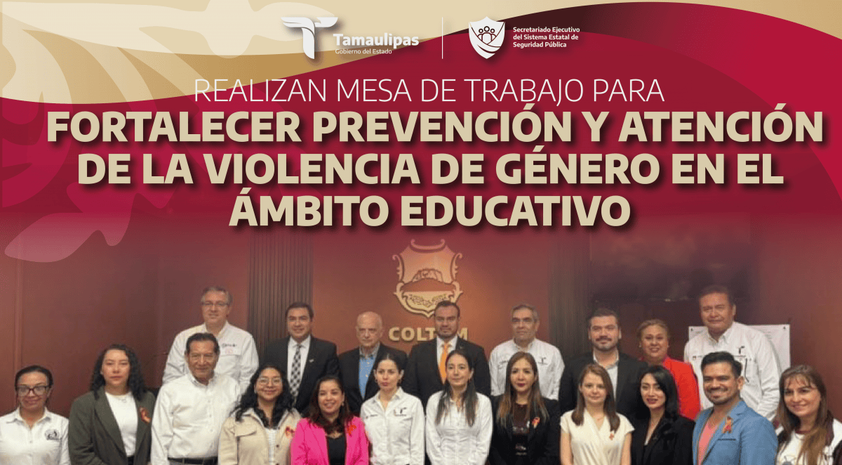 REALIZAN MESA DE TRABAJO PARA FORTALECER PREVENCIÓN Y ATENCIÓN DE LA VIOLENCIA DE GÉNERO EN EL ÁMBITO EDUCATIVO