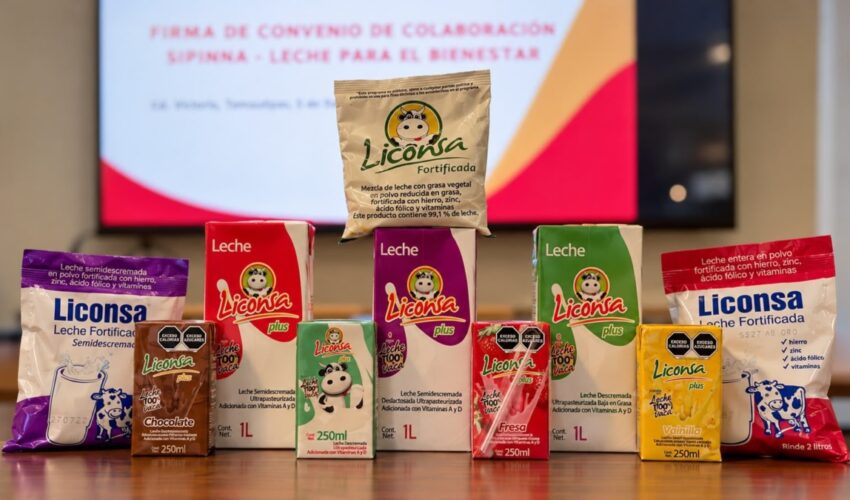 Sellan Leche del Bienestar y SIPINNA compromiso con la niñez