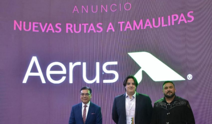 Viajes aéreos de Aerus demuestran la confianza en el gobierno de Tamaulipas