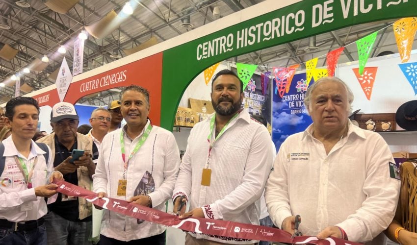 Registran stands de Tamaulipas una gran afluencia de visitantes en Tianguis de Pueblos Mágicos