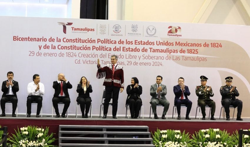 Encabeza Américo conmemoración del Bicentenario de Tamaulipas