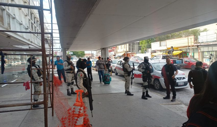 Realizan vigilancia interinstitucional en Central de Autobuses de Reynosa