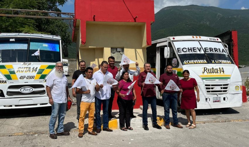 Inicia Ruta de la Transformación en Victoria, con 26 unidades de transporte público