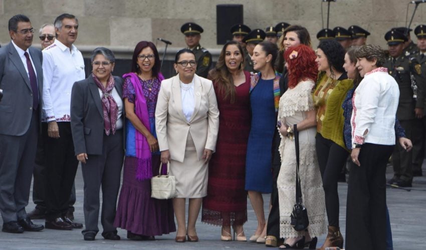 Asiste Américo Villarreal al sexto informe de gobierno del presidente López Obrador