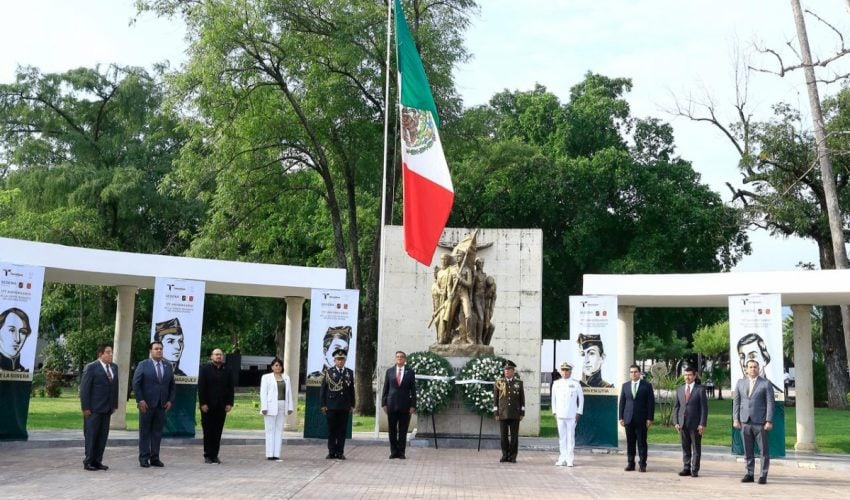 Preside Américo 177 aniversario de la gesta heroica de los Niños Héroes