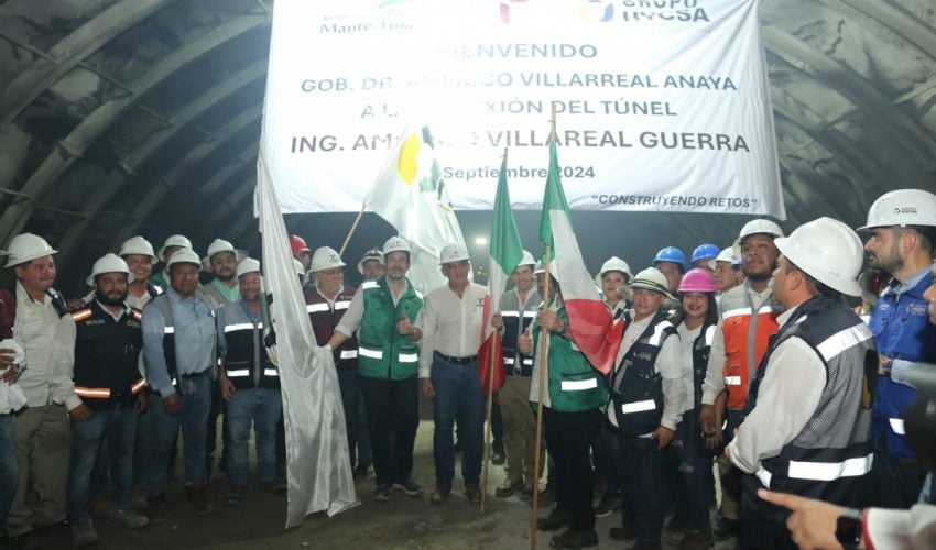 Atestigua Américo conexión de túnel en autopista Mante-Ocampo-Tula