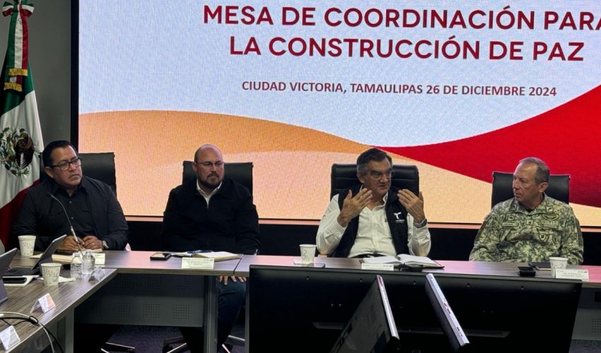 Destaca gobernador baja en homicidios dolosos en reunión de la Mesa de Seguridad