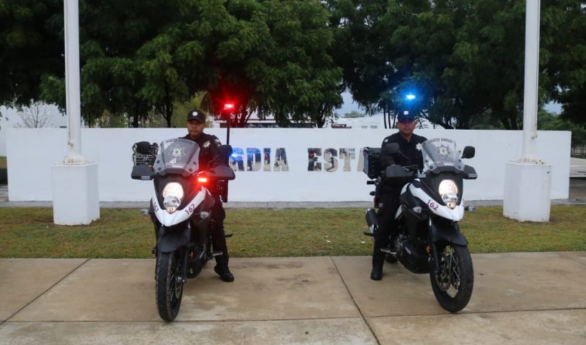 Guardia Estatal destaca capacitación en conducción de motopatrullas