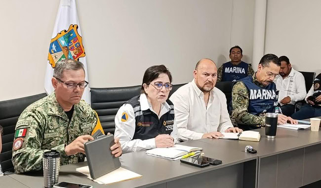 AUTORIDADES DE LOS TRES ÓRDENES DE GOBIERNO DAN A CONOCER LAS ACCIONES DE RECUPERACIÓN EN REYNOSA, TAMAULIPAS TRAS LAS INTENSAS LLUVIAS
