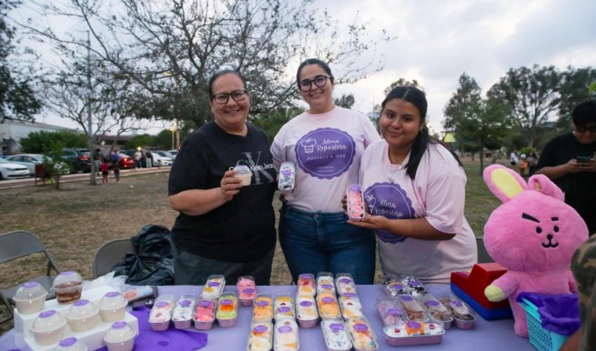 Realiza Injuve Mercado Tamaulipas en apoyo a la juventud emprendedora de Matamoros