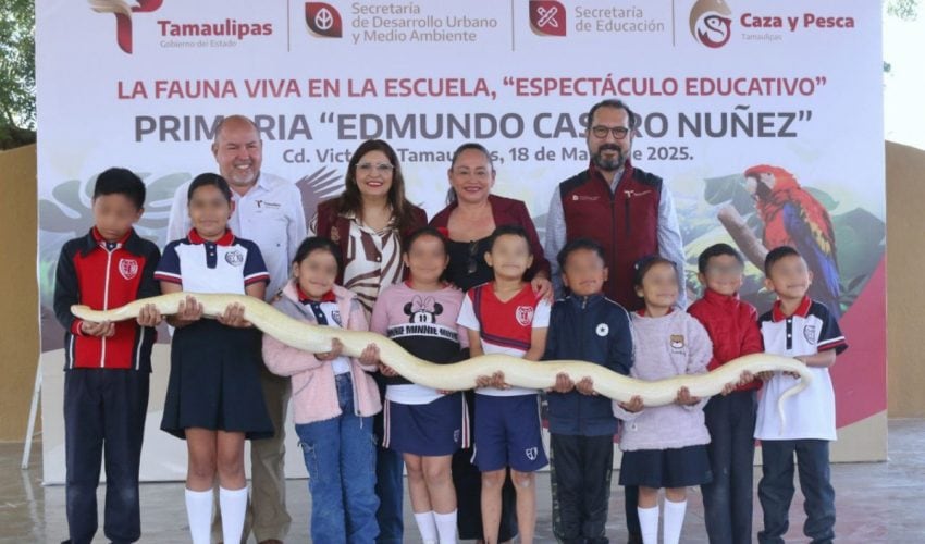 Fomenta Fauna Viva respeto por la naturaleza en escuelas de Tamaulipas