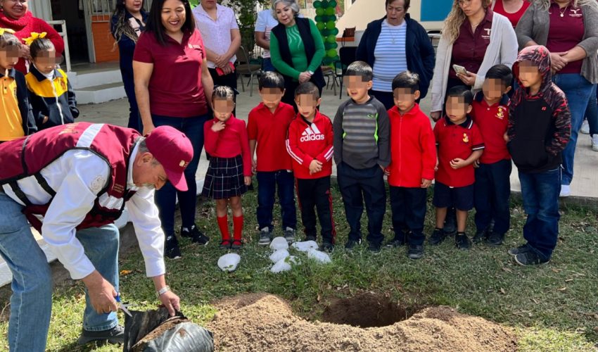 Siembra PAUT futuro con reforestación en escuelas