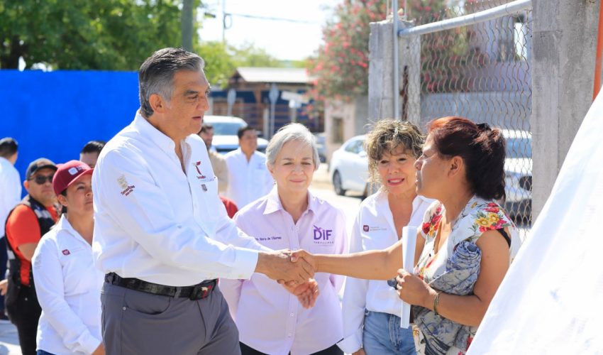 «Aquí estamos para ayudarlos»; Américo y María llevan apoyos a familias de Reynosa