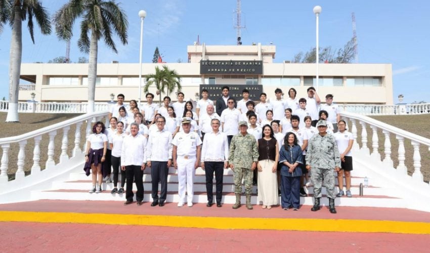 Reconoce Américo Villarreal respaldo de la Secretaría de Marina para la paz y el desarrollo de Tamaulipas