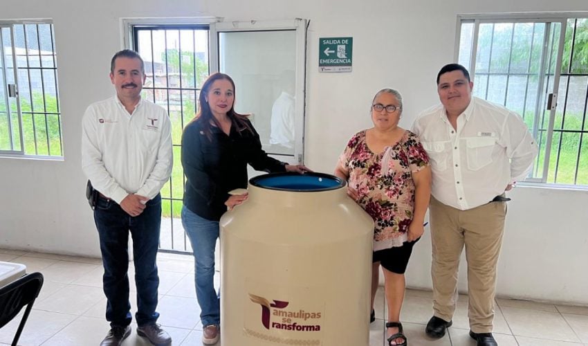 Lleva SEBIEN generadores de agua a Matamoros