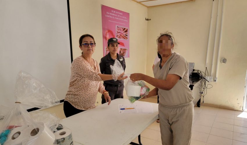 Reciben mujeres del CEDES Reynosa artículos de higiene y fórmulas lácteas para sus hijos e hijas