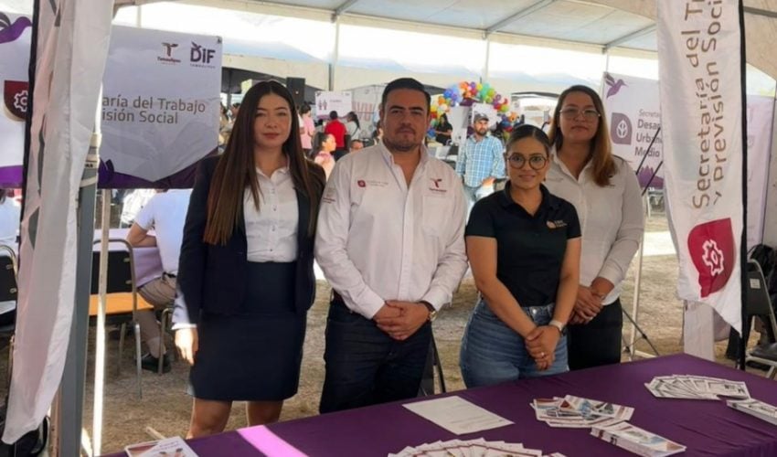 Participa STPS en jornadas asistenciales del DIF Tamaulipas, reafirmando compromiso de un gobierno humanista y cercano a la gente