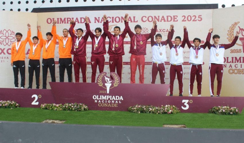 Jornada histórica para el atletismo de Tamaulipas; conquistan oro y récord nacional en relevo combinado