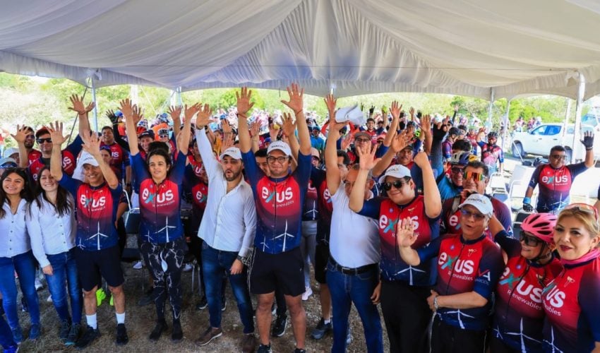 Celebra SEDENER Día Mundial del Viento con carrera ciclista