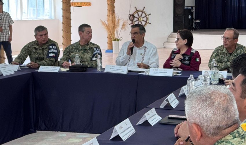 Reconoce la coordinadora nacional de PC el trabajo de prevención encabezado por gobernador en Tamaulipas