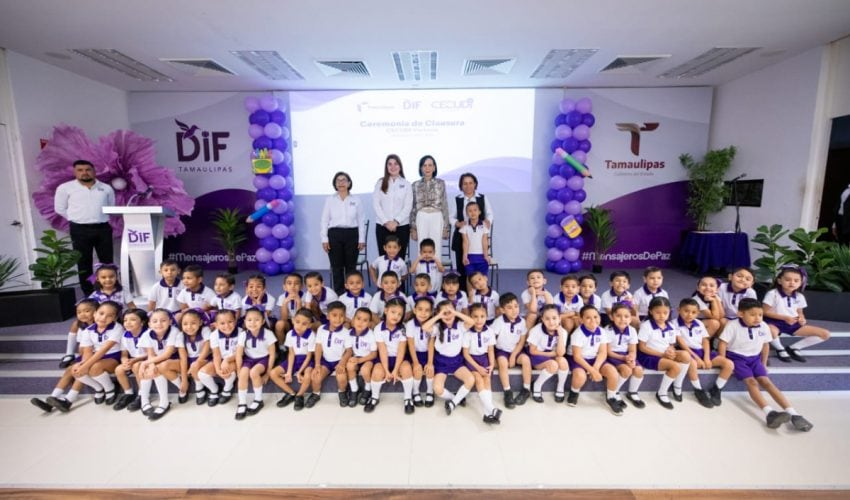Gradúa DIF Tamaulipas a más de 2 mil 700 niños de nivel preescolar en el estado