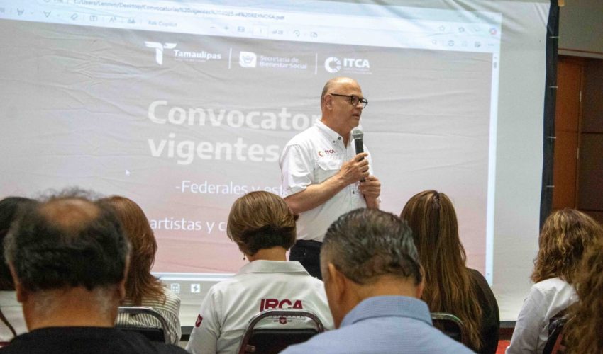 Da a conocer ITCA a las y los seleccionados en Tamaulipas del Programa de Estímulos a la Creación y Desarrollo Artístico (PECDA 2025)