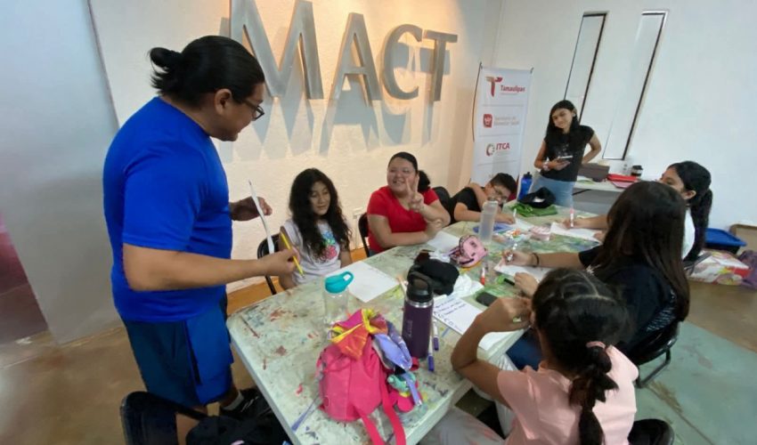 Inician cursos de verano en el Museo de Arte Contemporáneo de Tamaulipas (MACT)