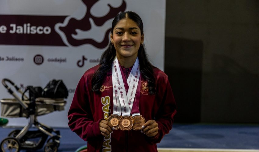 Suma Tamaulipas nueve medallas en levantamiento de pesas de la Olimpiada Nacional 2025
