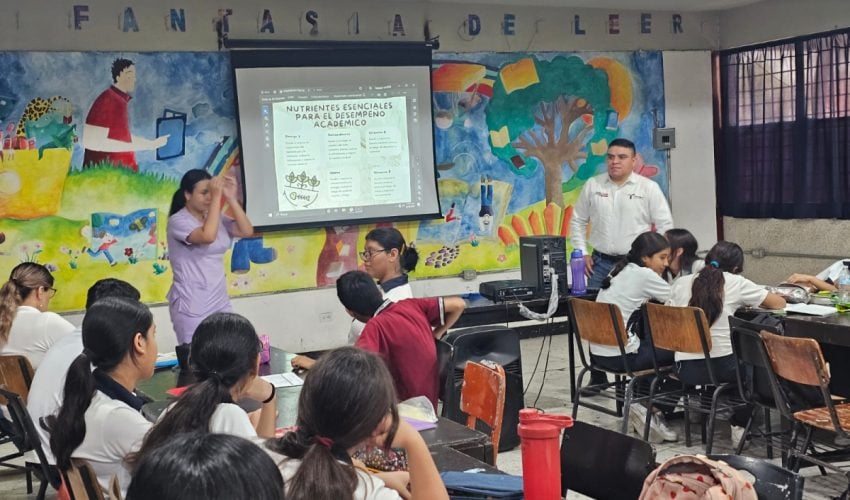 Promueven en Ciudad Mante alimentación saludable para mejorar el rendimiento académico en jóvenes