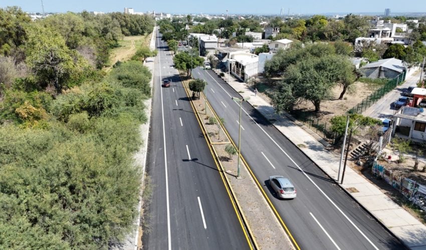 Obras viales e hidráulicas transforman la capital de Tamaulipas