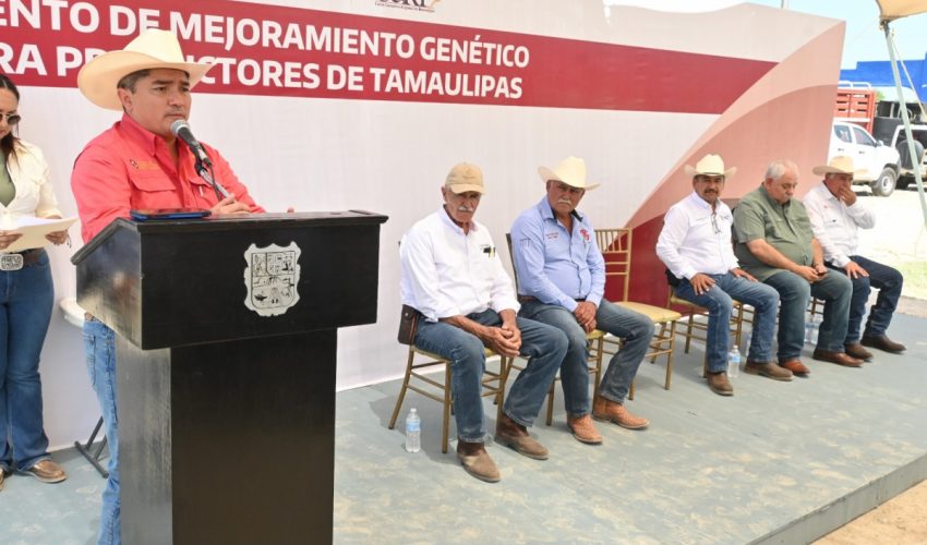 Llevan Programa de Mejoramiento Genético al municipio de Méndez