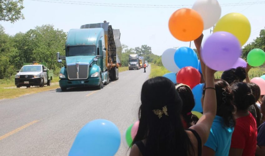 Llega Virgen monumental a El Chorrito